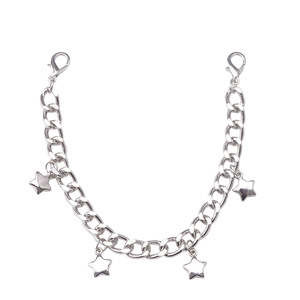 โซ่คล้องรองเท้ารูปดาวแฟชั่น โลหะผสมสังกะสี เครื่องประดับสำหรับสวมใส่ทุกวันสำหรับทุกเพศ - Product Image 5