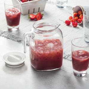 Jarra de vidrio hermética de alta calidad, con tapa y boquilla, ideal para zumo casero - Product Image 5