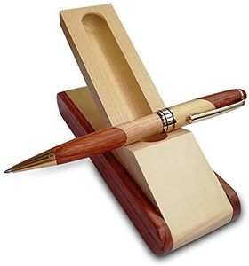 Precio al por mayor <span class=keywords><strong>Bicolor</strong></span> de madera de lujo bonitos recambios de tinta de gel de escritura bolígrafo de madera juego de regalo - Product Image 1