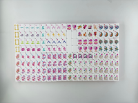 Tuiles de Mahjong Américaines de Luxe à 4 Couches 30x22mm, 160 Pièces Rouge et Blanc Gravées avec Rayures Vertes, Tapis Inclus pour Fêtes Familiales et Poker
