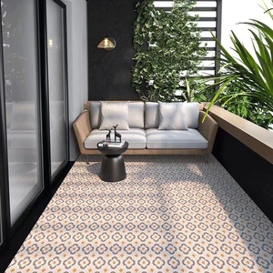 Tapis d'extérieur en PVC imperméable, grande taille, style rétro, résistant aux taches, sans lavage, idéal pour l'entrée de la maison et la zone de changement de chaussures - Product Image 6