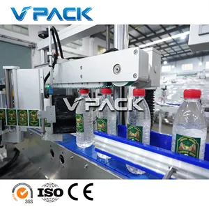 Diskon Besar Mesin Pelabelan Botol Bundar Otomatis Penuh/Stiker Perekat Diri/Vpack Zhangjiagang