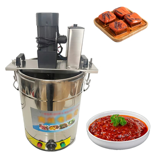 High Quality Stirrer Cold Manufacturing Soap Stirring Machine Sauce <b>Mixer</b> New Condition with Frying Pan for Mixing Ingredients - Product Image 1