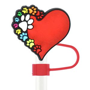 Oferta Especial: Cubre Pajitas de Plástico de 10mm con Diseño de Perros Adorables, Accesorio Decorativo para Pajitas, Producto de Gran Demanda - Product Image 5