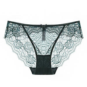 Culottes sexy pour femmes matures, sous-vêtements noirs transparents, femmes portant des culottes en dentelle - Product Image 5