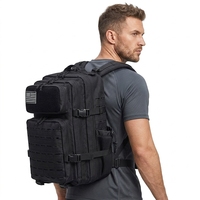 Sac à dos tactique 45L découpé au laser, grand sac de survie 3 jours, sac à dos de randonnée, sacs à dos tactiques