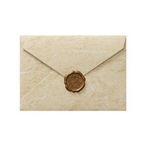 Enveloppe en feuille d'or et ensemble de litière Enveloppe spéciale en papier avec autocollant Enveloppe carte postale - Product Image 1