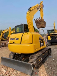 Gebruikt 7-tons zware hydraulische rupskraan Komatsu PC70-<span class=keywords><strong>8</strong></span> motorpomp - gebruikte goede staat voor video-inspectie - Product Image 4
