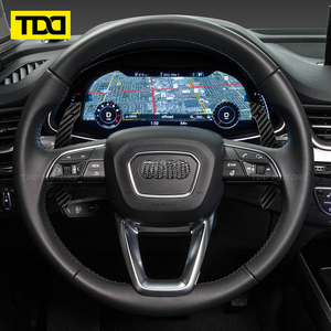 Palettes de changement de vitesse magnétiques en carbone pour A1 A2 A3 A4 A5 A8 Q2 Q3 Q4 Q5 Q7 Q8 S1 S2 S3 S4 S5 SQ5 SQ7 SQ8 RS1 RS2 RS3 RS4 RS5 RSQ5 B9 - Product Image 1