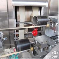 HG PLC automático de acero inoxidable multifunción oblea rollo maquinaria alto estándar pequeña industria máquina nueva