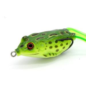 Topwater Bass Pêche Grenouille Leurres Appâts flottants souples pour River Tackle Box Attire Brochet Snakehead <span class=keywords><strong>Dogfish</strong></span> Musky - Product Image 4