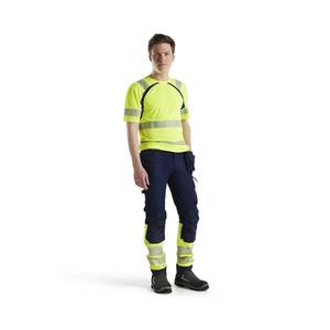 Blaklader เสื้อยืดป้องกันรังสียูวี339710133389ม. สีเหลือง/สีกรมท่า-ชุดทำงาน HI-VIS 7330509655108 - Product Image 3