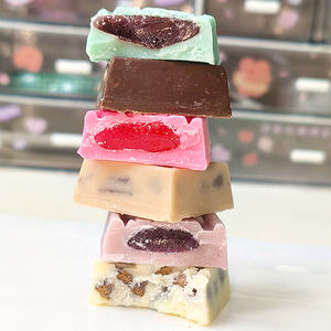 ช็อกโกแลตและขนมหวานขายส่ง โกโก้บัตเตอร์สำหรับทำช็อกโกแลต ช็อกโกแลตผลไม้ ช็อกโกแลตสี่เหลี่ยม - Product Image 5