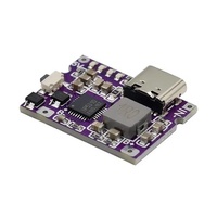 Konverter Step-Up USB tipe-c, aksesori Bank daya ponsel IP5310, konverter Boost 5V 3,1 A dengan indikator LED saklar