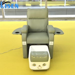 KISEN Custom Beauty Nail Salon Modern Reclining Electric Manicure Foot Spa Luxury Massage Pedicure Chairs for Nail Salon - Product Image 2