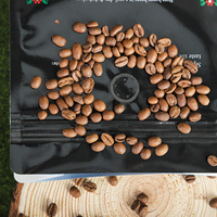 Herbruikbare beveiligingsnet plastic zakken op basis van maïszetmeel, biologisch afbreekbaar en composteerbaar, voor koffie, met uitgietmond, verpakkingsmateriaal