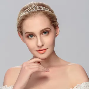 派对选美冠婚礼 Tiaras 和女孩公主水晶水钻 Tiaras 的冠