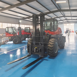 מלגזה זול דיזל חיצוני terran מלגזה מחוץ לכביש 5 טון כל השטח מלגזה 4 x4 עם מנוף קבצים מצורפים - Product Image 6