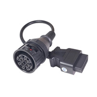 Adaptateur OBD2 12 broches MAN vers 16 broches, câble d'extension de diagnostic pour camion, remplacement pour DELPHI
