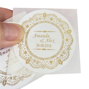 Không thấm nước Vinyl tùy chỉnh cà phê Ice Cream Stickers nhãn <span class=keywords><strong>Maker</strong></span> in ấn Vòng Stickers với logo - Product Image 3