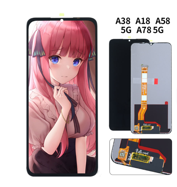 High Quality Factory Wholesale LCD Touch Screen Digitizer Assembly for OPPO A18 A38 A58 5G A78 5G Replacement Repair Parts