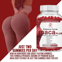 Meilleures Gummies Ultime Courbe Maca Plus Pour les Fesses et les Hanches, 7500mg Racine de Maca pour Femme