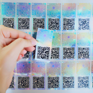 Tùy chỉnh mã QR Holographic VOID Sticker không thấm nước PVC dính Vinyl hộp điện tử nhãn Làm xáo trộn bằng chứng bảo hành cho khuyến mãi - Product Image 5