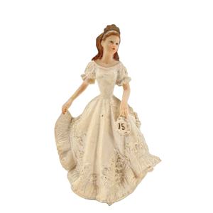 Статуэтки из смолы керамические элегантные для украшения любви Европа экологичный народное искусство свадьба девушка Невеста 10*8*17 см - Product Image 1