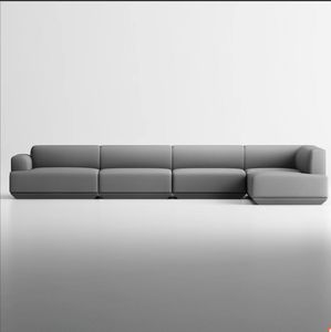 Divano Letto Modulare Moderno di Lusso per Ufficio, in Tessuto, Personalizzabile in Colore e Dimensioni, per Hotel, Officina, Soggiorno - Product Image 1