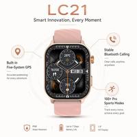 Reloj Inteligente LC21 con GPS Integrado, Resistente al Agua 1ATM, Llamadas por BT, Pantalla Grande de 2.01 Pulgadas, Más de 100 Modos Deportivos, Frecuencia Cardíaca, SpO2, Monitor de Actividad Física