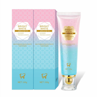 Dentifrice blanchissant personnalisé à la niacinamide, dentifrice sans fluor pour adultes, nettoie les taches dentaires, la plaque dentaire, haleine fraîche