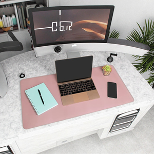 Non Slip Pu Leather <strong>Desk</strong> Mouse Pad Waterproof <strong>Desk</strong> Pad <strong>Protector</strong> Dual Side Use <strong>Desk</strong> Writing <strong>Mat</strong> for Office Home - Product Image 1