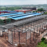 Nave Industrial Modular de Acero Ligero Q235B, Económica, para Pequeñas y Medianas Empresas