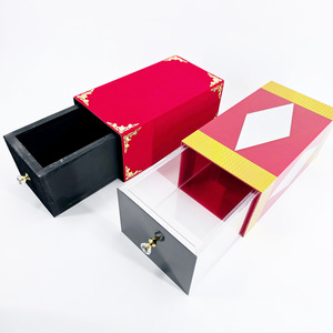 Caja extraíble de acrílico, caja mágica extraíble de madera, accesorios de magia para escenario de fiestas y reuniones anuales para transformar flores y dinero. - Product Image 2