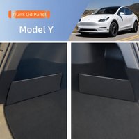 Plaque de séparation anti-vibration pour coffre de Model 3 Y, modèle rafraîchi, avec matériaux et couleurs personnalisables pour un rangement optimisé