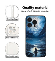 Coques de Téléphone Vierges pour Sublimation pour iPhone, Étuis Vides pour Téléphones Portables 2D 3D