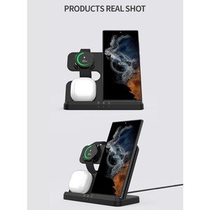 Productos populares Soporte de escritorio 15W <span class=keywords><strong>Cargador</strong></span> rápido Portátil 3 en 1 <span class=keywords><strong>Cargador</strong></span> inalámbrico para <span class=keywords><strong>Samsung</strong></span> Auricular Logotipo personalizado <span class=keywords><strong>Cargador</strong></span> 3 Enn1 - Product Image 4