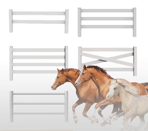 Clôtures pour <span class=keywords><strong>chevaux</strong></span> en PVC, vinyle flexible, clôture à 3 rails, saut et <span class=keywords><strong>course</strong></span>, enclos pour <span class=keywords><strong>chevaux</strong></span>, <span class=keywords><strong>course</strong></span> de <span class=keywords><strong>chevaux</strong></span>, fabrication en stock, 2/3/4 rails - Product Image 2