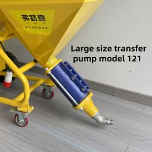 Machine de pulvérisation de peinture ignifuge haute puissance 30m <span class=keywords><strong>mastic</strong></span> de gypse et moteur de revêtement de mortier de ciment comme composant de base - Product Image 5