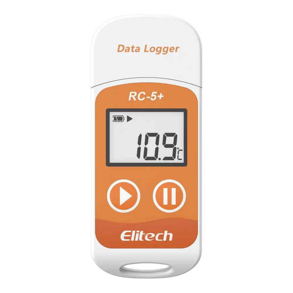 Traqueur multi-usage logiciel gratuit Rapport PDF Elitech RC-5 + enregistreur de données de température USB prêt à expédier