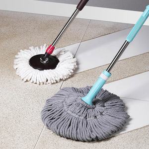 ניקוי רצפות למינציה אריחי ויניל למשרד ביתי עם ידית ארוכה טוויסט מגב סוחף עצמי עם ראשים רחיצים למיקרופייבר - Product Image 6