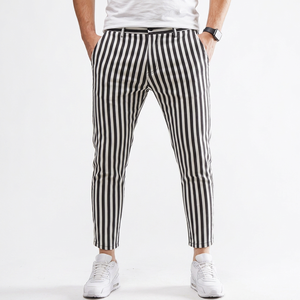 Pantalons décontractés élégants pour hommes pour les affaires et les loisirs-Design tendance des usines chinoises-Vêtements confortables pour le bureau et la maison - Product Image 1