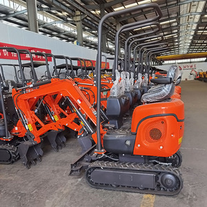新型中国製KAISAN 1トンミニクローラー掘削機、エンジンモーターポンプギア搭載-高効率家庭用、1年間保証付き - Product Image 1