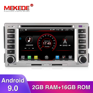 Android 9,0 quad core android reproductor de dvd de coche para HYUNDAI SANTA FE 2006-2012 2 + 16GB GPS WIFI BT video - Product Image 2