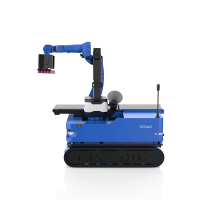 Robot de chargement et de déchargement automatique de conteneurs, machine de palettisation à chenilles IA pour cartons et camions