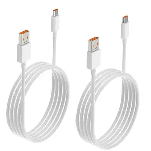 Type C 3a 5a 6A Quick Charge Cable With USB 2.0 A Male To USB-C Male Fast Charging Cord Type-c Data For Cell Phone Charger 1m 2m