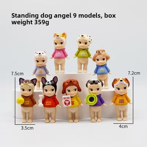Popular Sonny Pappar Angel Blind Box Serie Completa Figura de PVC Adorable en Pose Sentada Juguete Coleccionable de <span class=keywords><strong>Anime</strong></span> Decoración para Interior de Coche - Product Image 3