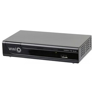 ตัวถอดรหัสทรินิตี้ T2บาง T2 DVB HEVC 10บิตสีดำ DVB-T2 - Product Image 1
