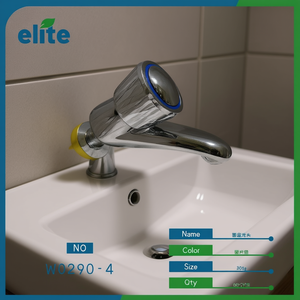Elite Basin Faucet W0290-4 Chrome Single Handle Deck Mounted Contemporary Style - Product Image 2