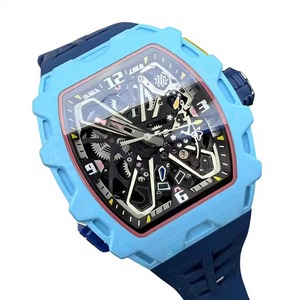 Reloj Mecánico Automático de Lujo para Hombre, Modelo 3503, de Fibra de Carbono Azul, con Tourbillon Esqueletizado, el Más Vendido del 2026 - Product Image 2